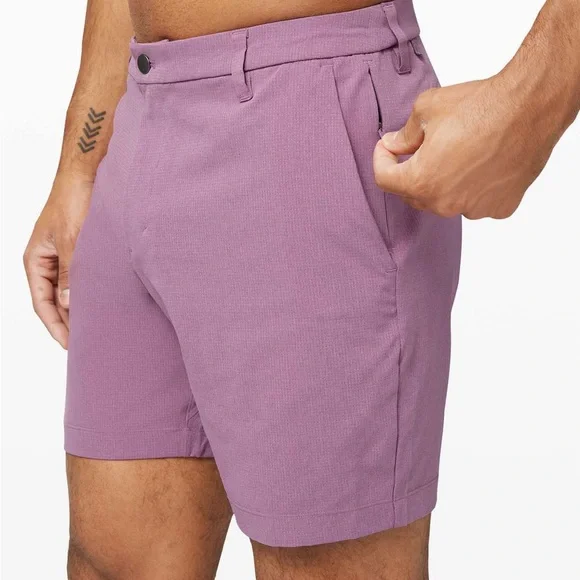 Lululemon Commission Short 7" Light Mens 32 in Amethyst Velvet - Picture 2 of 9